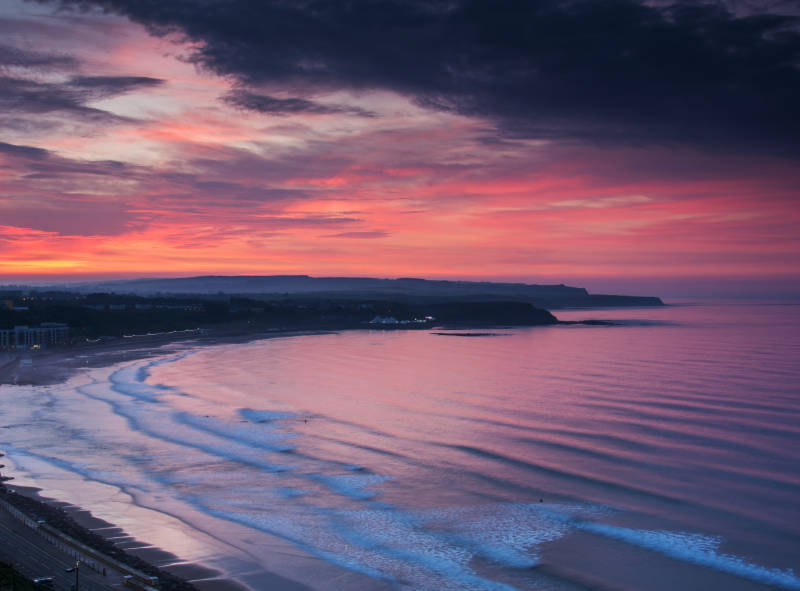 Scarborough's North Bay Sunset